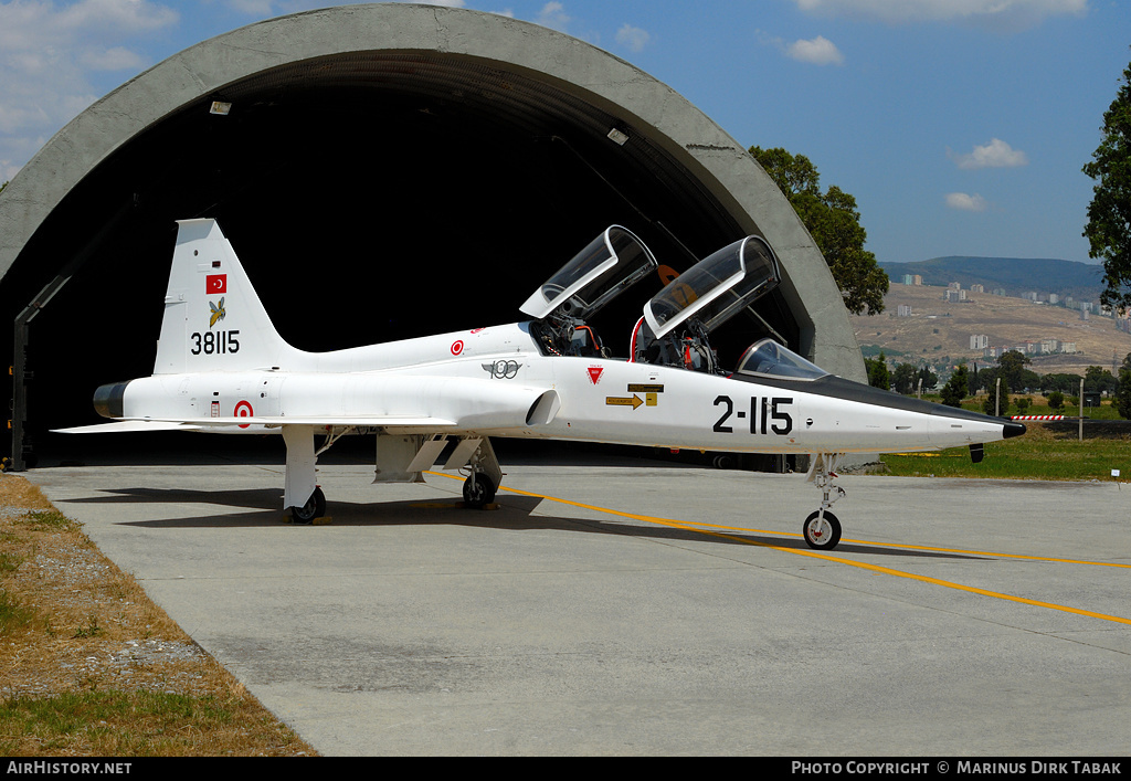 Aircraft Photo of 63-8115 / 38115 | Northrop T-38A Talon | Turkey - Air Force | AirHistory.net #130450