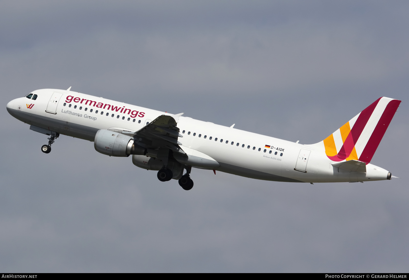Aircraft Photo of D-AIQK | Airbus A320-211 | Germanwings | AirHistory.net #130486