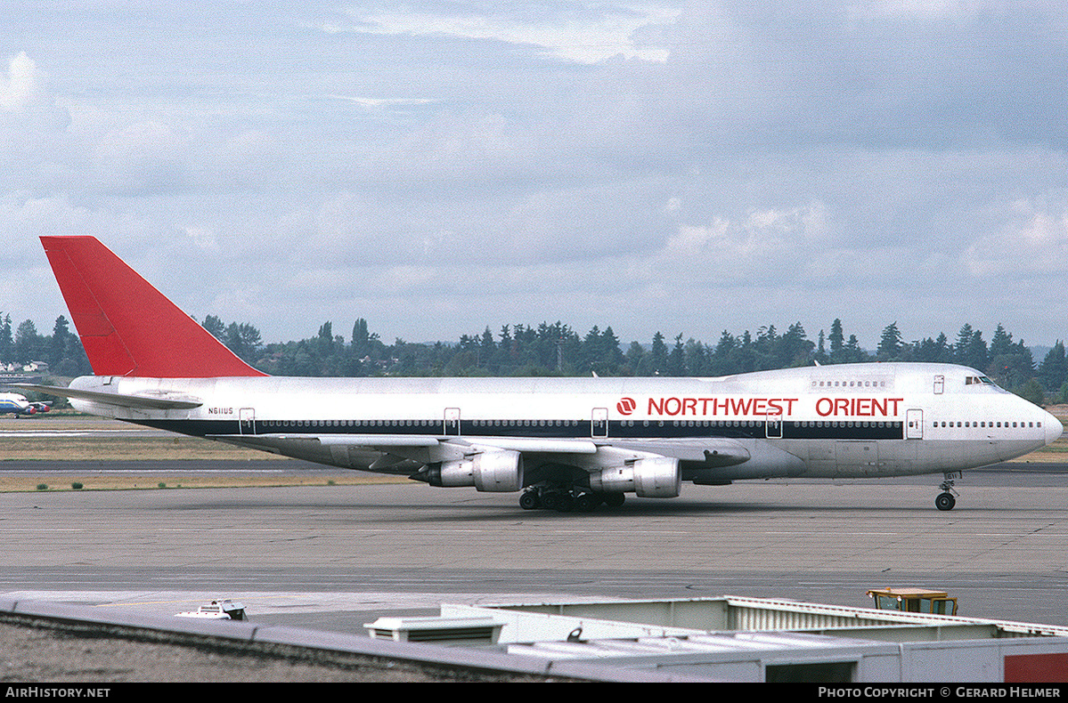Aircraft Photo of N611US | Boeing 747-251B | Northwest Orient Airlines | AirHistory.net #130530