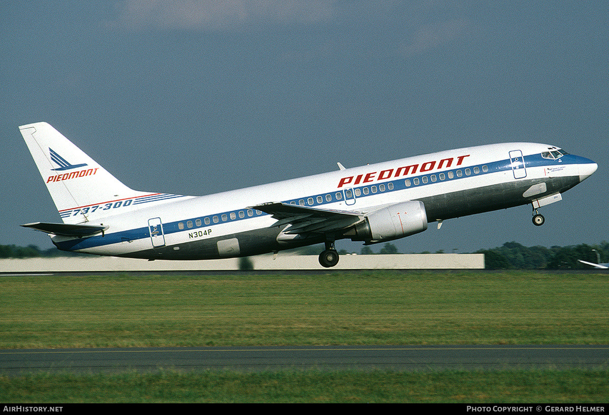 Aircraft Photo of N304P | Boeing 737-301 | Piedmont Airlines | AirHistory.net #130579