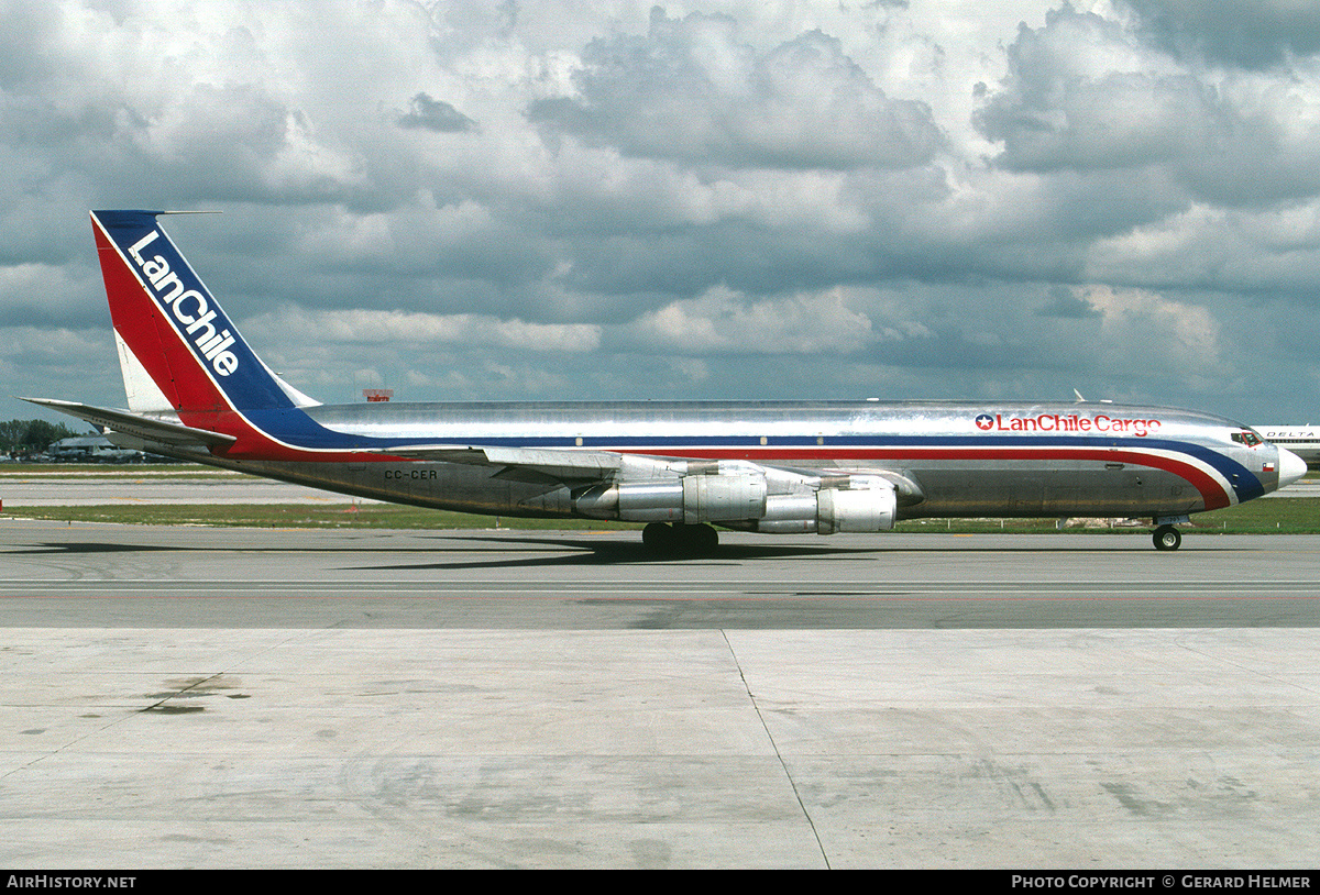 Aircraft Photo of CC-CER | Boeing 707-331C | LAN Chile Cargo - Línea Aérea Nacional | AirHistory.net #130580