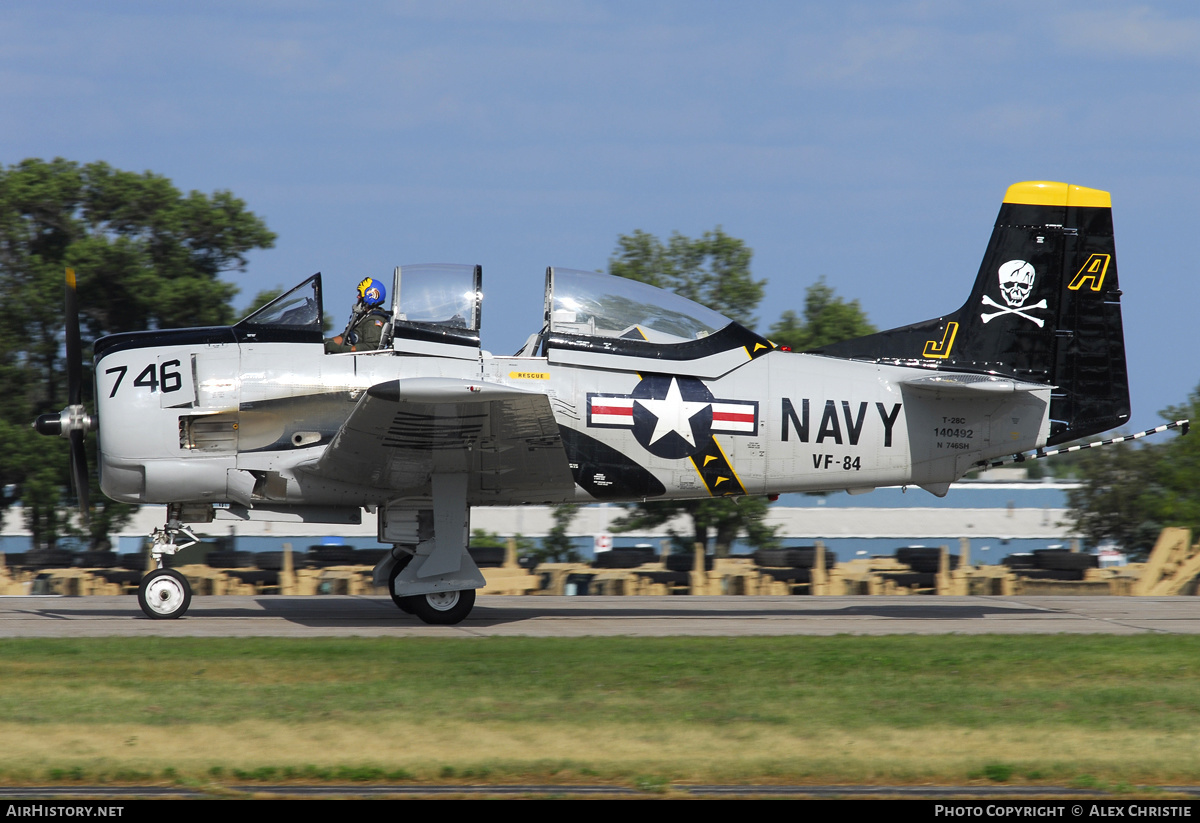 Aircraft Photo of N746SH / 140492 | North American T-28C Trojan | USA - Navy | AirHistory.net #130590