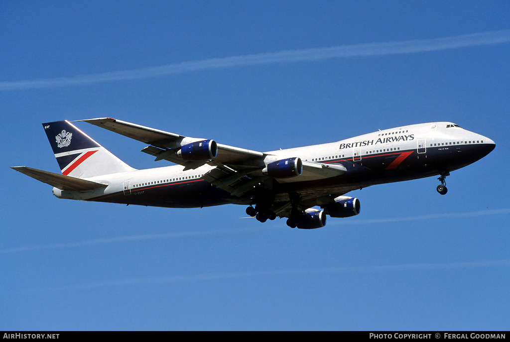 Aircraft Photo of G-BDXF | Boeing 747-236B | British Airways | AirHistory.net #130594