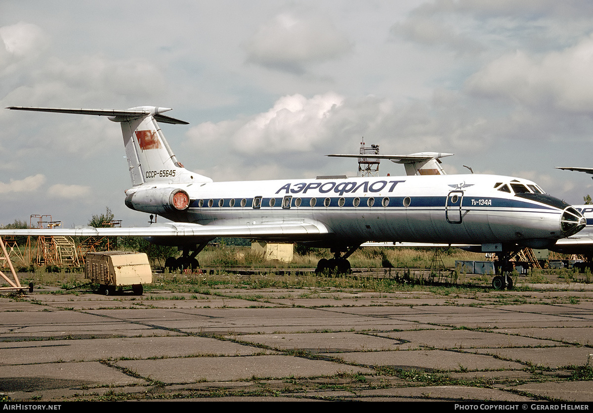Aircraft Photo of CCCP-65645 | Tupolev Tu-134A | Aeroflot | AirHistory.net #130597