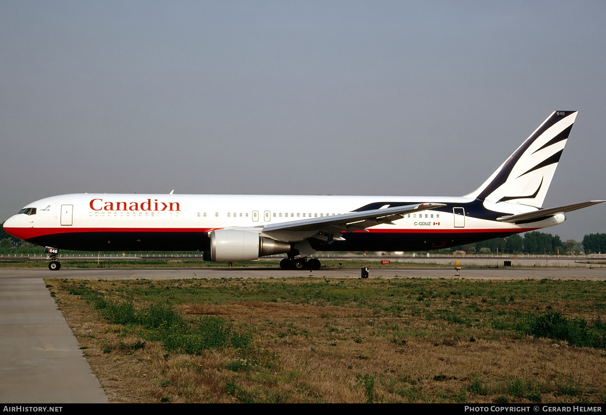 Aircraft Photo of C-GDUZ | Boeing 767-38E/ER | Canadian Airlines | AirHistory.net #130599