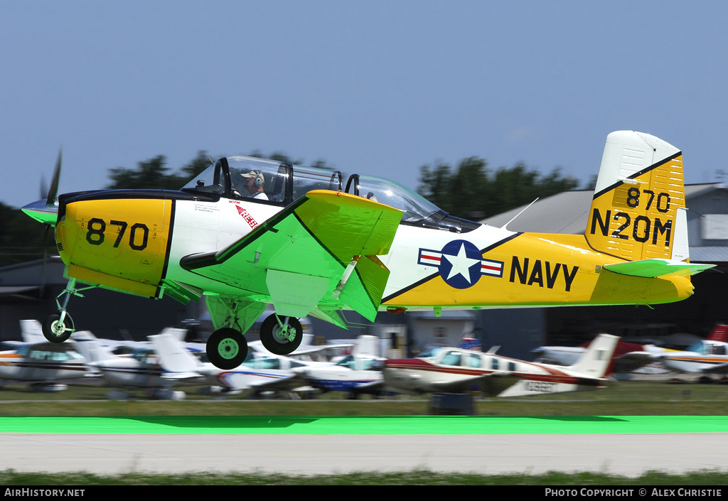 Aircraft Photo of N20M | Beech T-34B Mentor | USA - Navy | AirHistory.net #130627