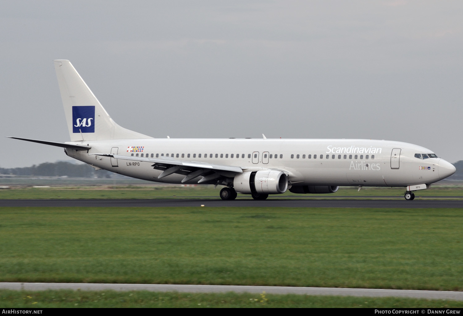 Aircraft Photo of LN-RPO | Boeing 737-883 | Scandinavian Airlines - SAS | AirHistory.net #130667