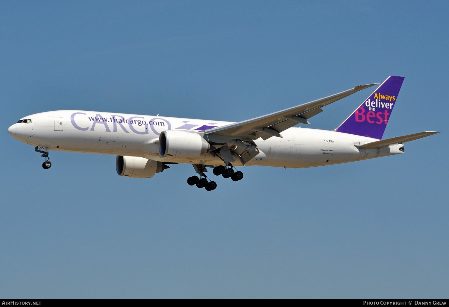 Aircraft Photo of N774SA | Boeing 777-FZB | Thai Cargo | AirHistory.net #130673