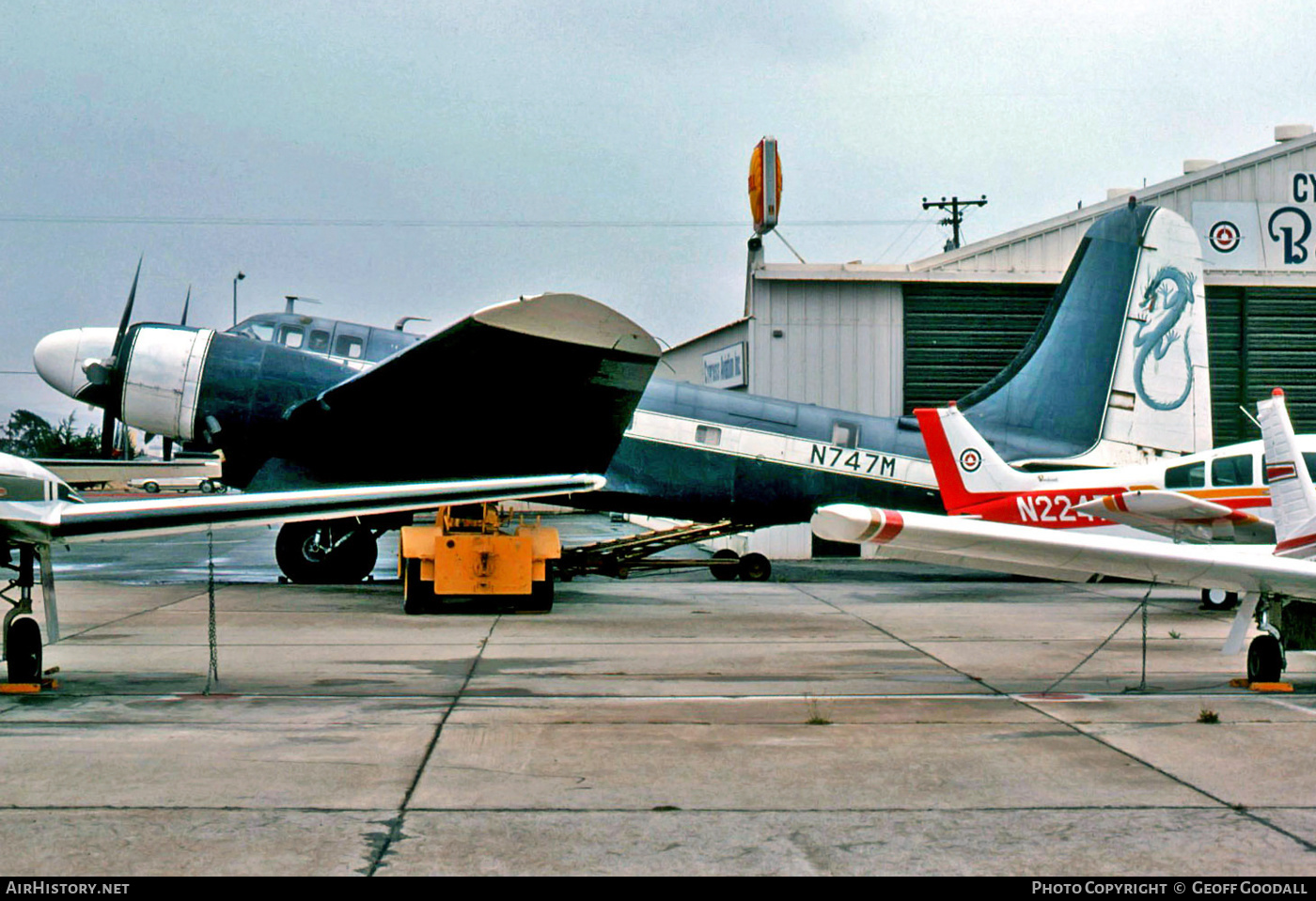 Aircraft Photo of N747M | Douglas B-23 Dragon | AirHistory.net #130686