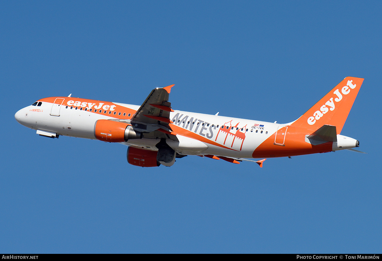 Aircraft Photo of OE-IVK | Airbus A320-214 | EasyJet | AirHistory.net #130698