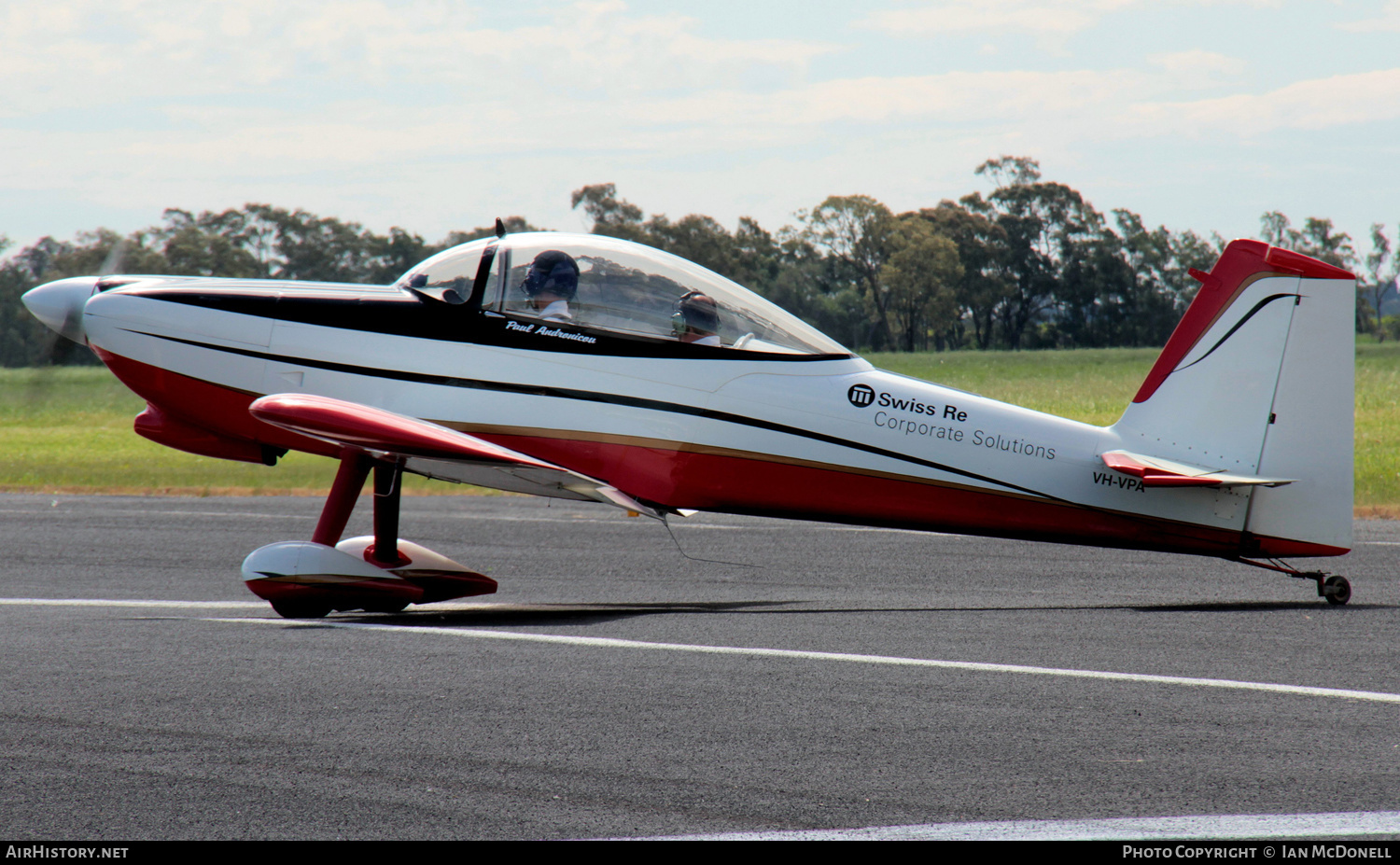 Aircraft Photo of VH-VPA | Van's RV-8 | AirHistory.net #130709