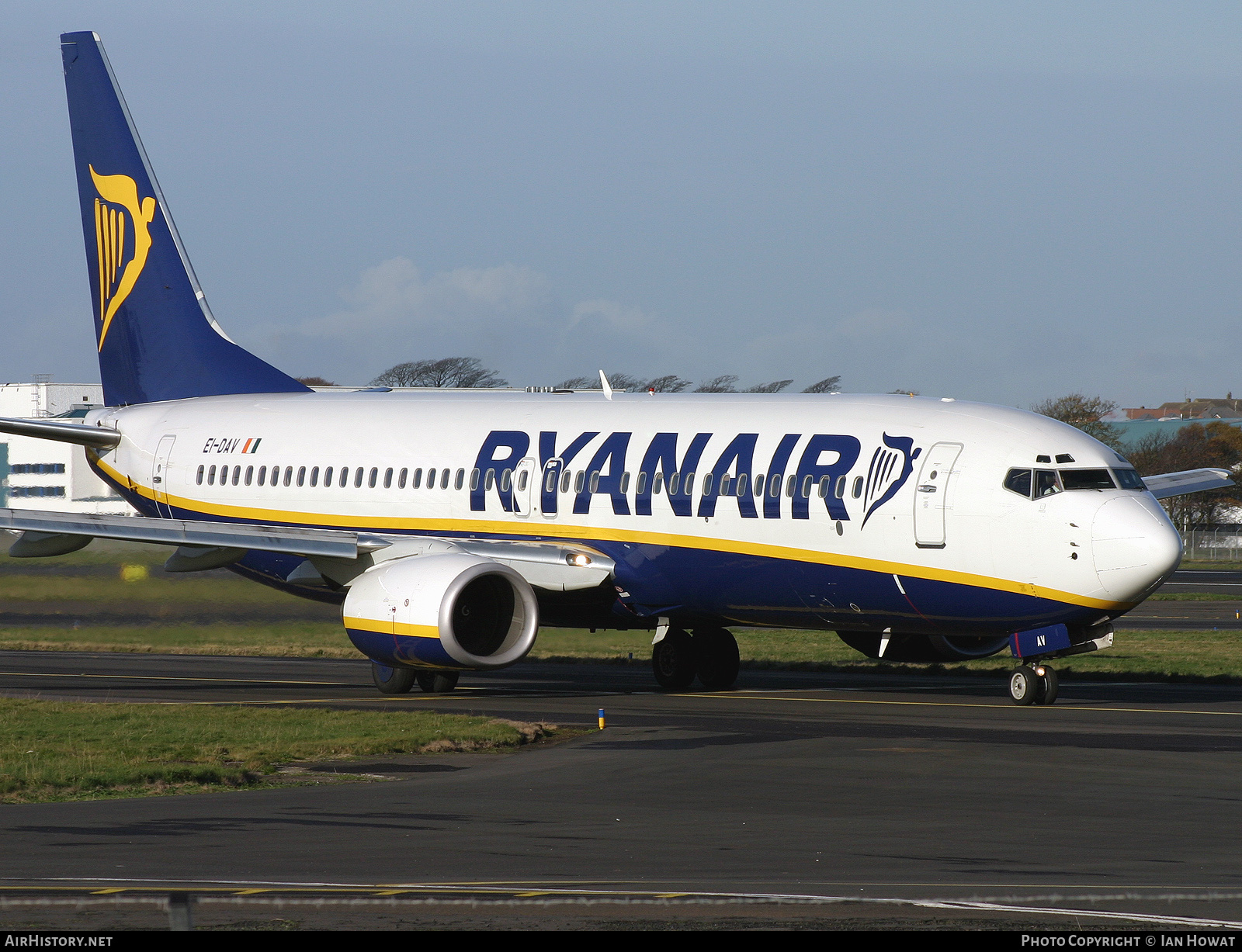 Aircraft Photo of EI-DAV | Boeing 737-8AS | Ryanair | AirHistory.net #130724