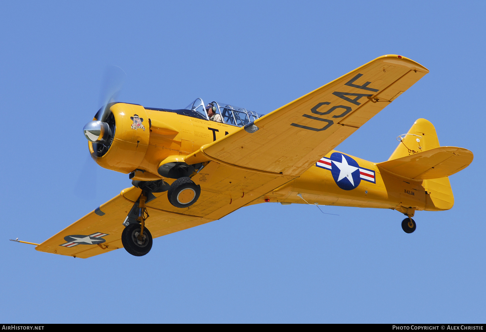 Aircraft Photo of N42JM / 115048 | North American T-6G Texan | USA - Air Force | AirHistory.net #130746