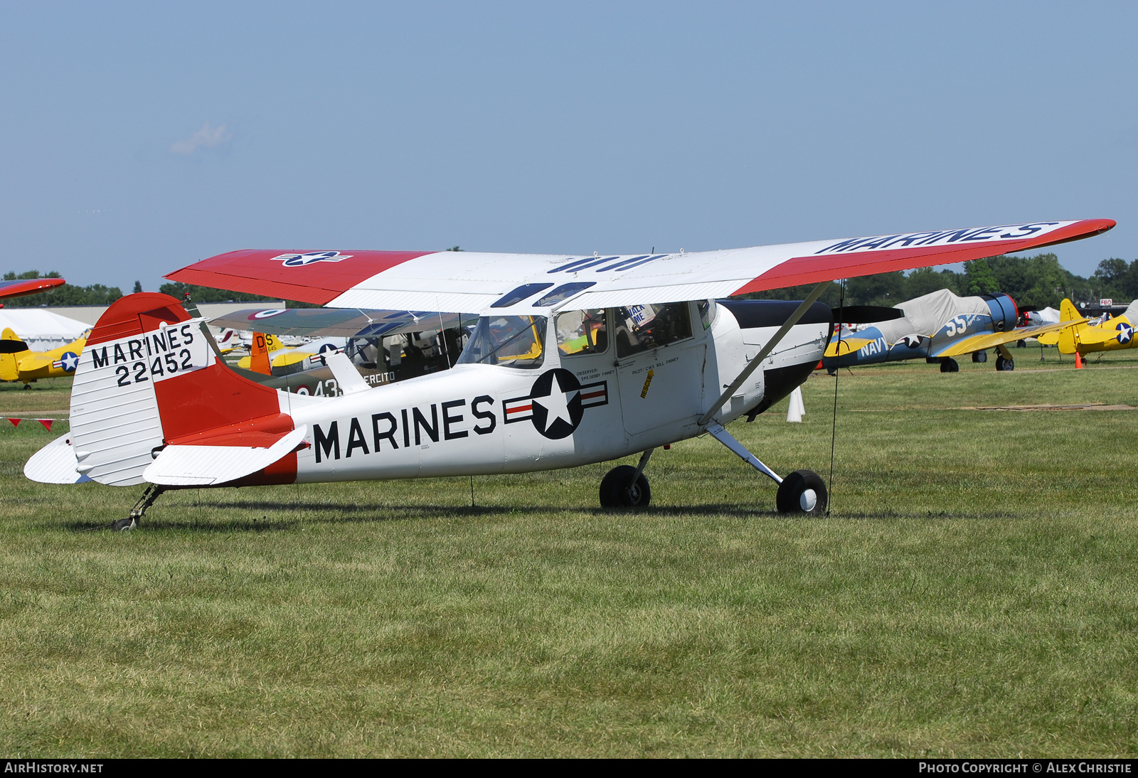 Aircraft Photo of N5190G / 22452 | Cessna O-1D Bird Dog | USA - Marines | AirHistory.net #130749