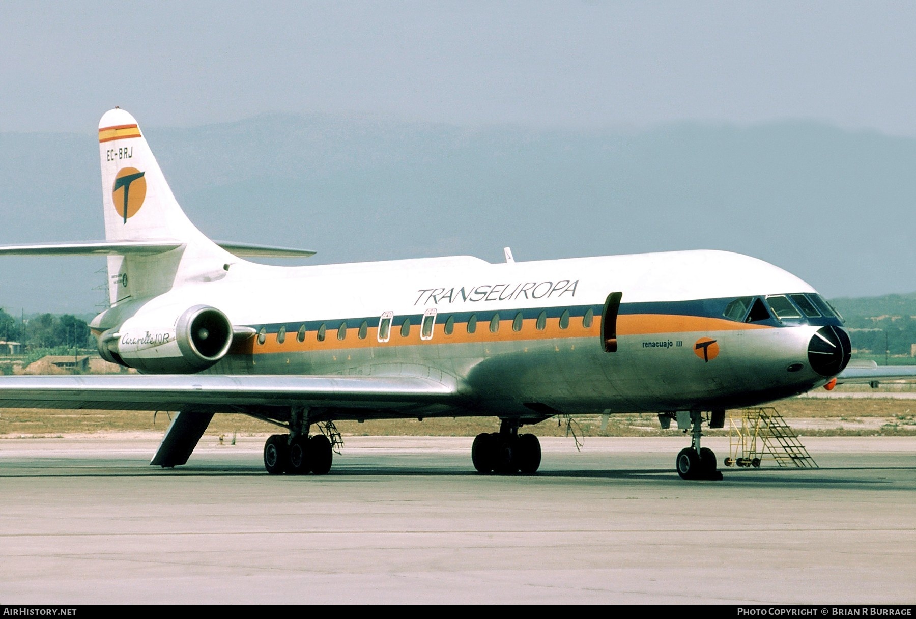 Aircraft Photo of EC-BRJ | Sud SE-210 Caravelle 10B1R | Trans Europa | AirHistory.net #130765