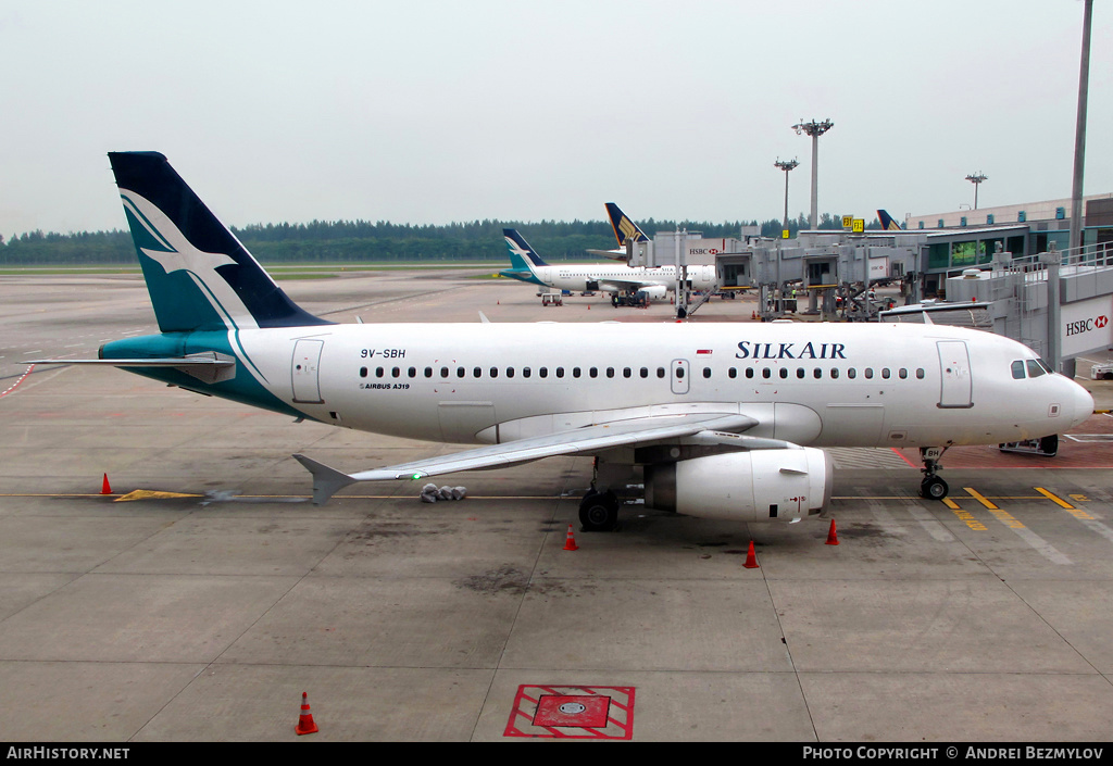 Aircraft Photo of 9V-SBH | Airbus A319-133LR | SilkAir | AirHistory.net #130819