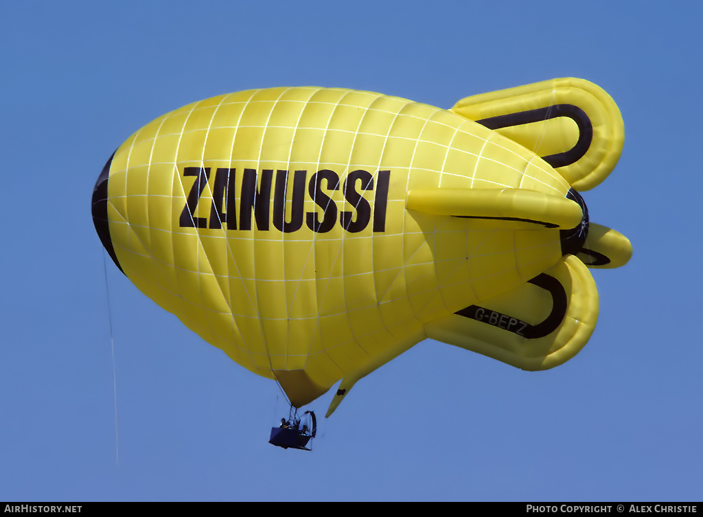 Aircraft Photo of G-BEPZ | Cameron D-96 Airship | Zanussi | AirHistory.net #130825
