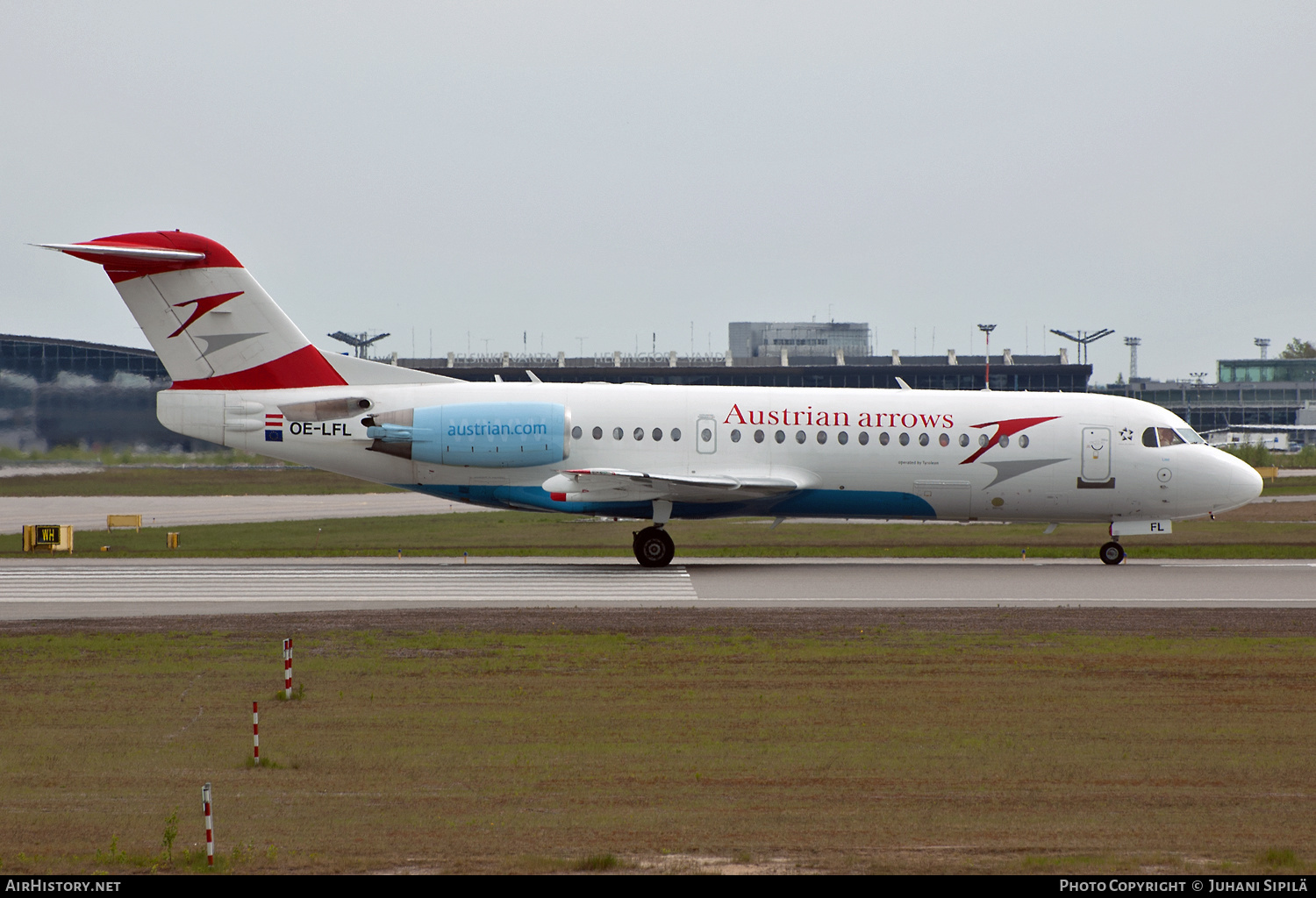 Aircraft Photo of OE-LFL | Fokker 70 (F28-0070) | Austrian Arrows | AirHistory.net #130859