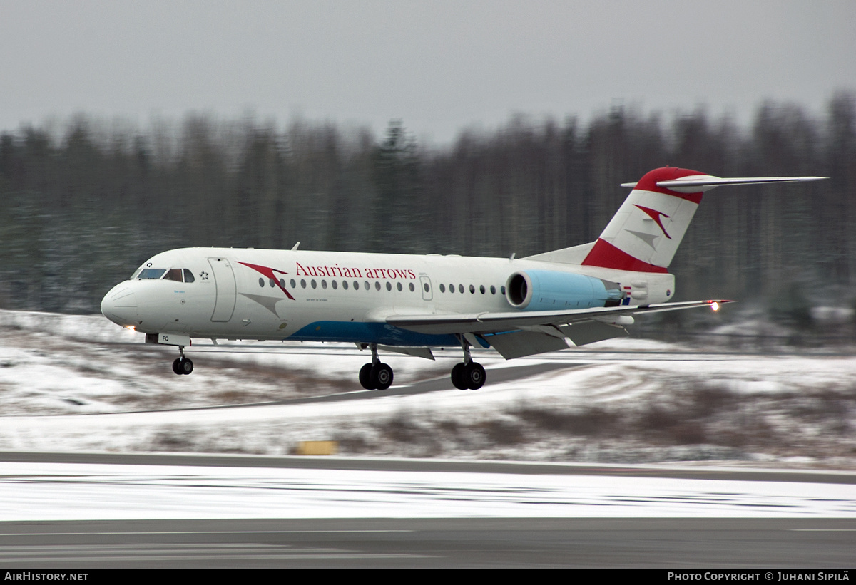 Aircraft Photo of OE-LFQ | Fokker 70 (F28-0070) | Austrian Arrows | AirHistory.net #130870