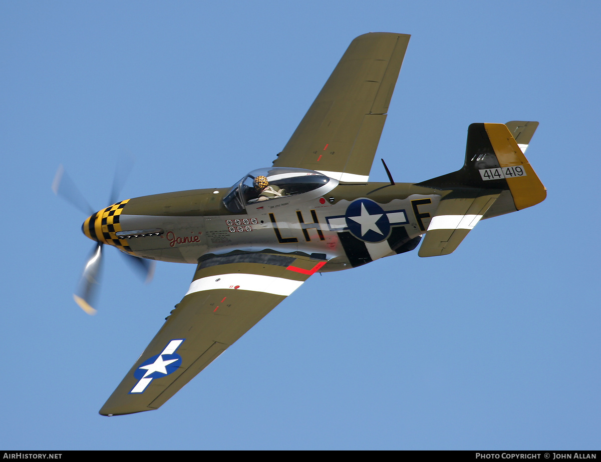 Aircraft Photo of G-MSTG / 414419 | North American P-51D Mustang | USA - Air Force | AirHistory.net #130879
