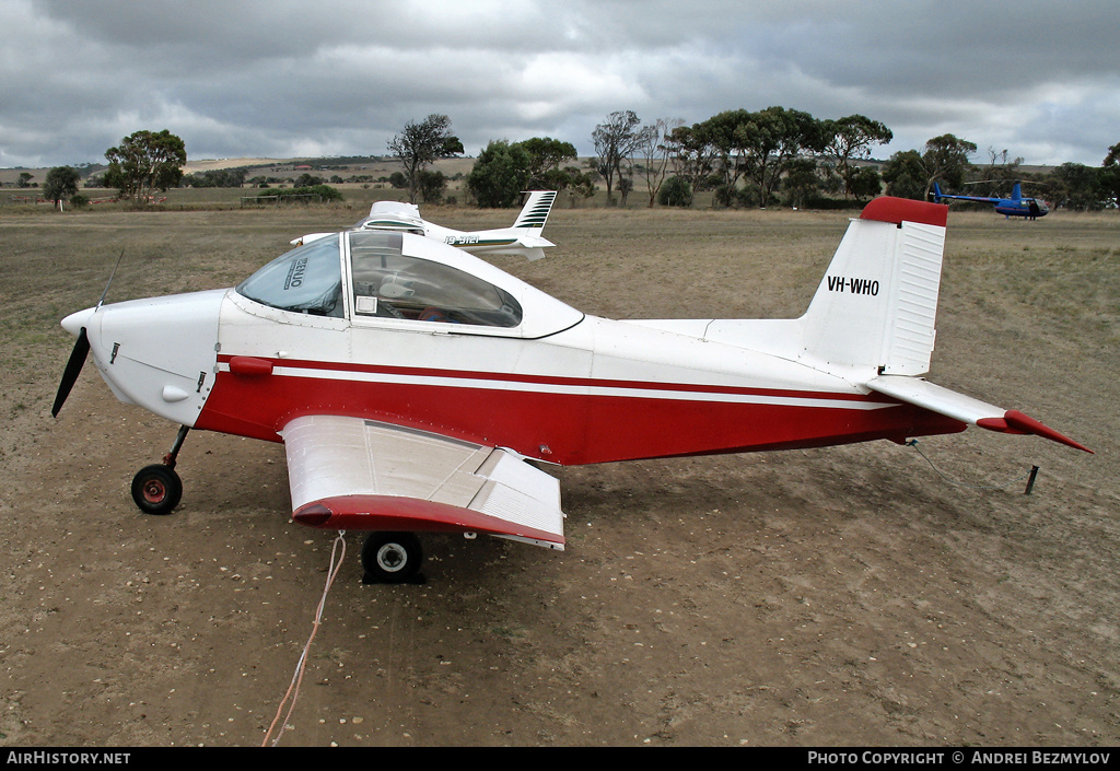 Aircraft Photo of VH-WHO | Victa Airtourer 100 | AirHistory.net #130889