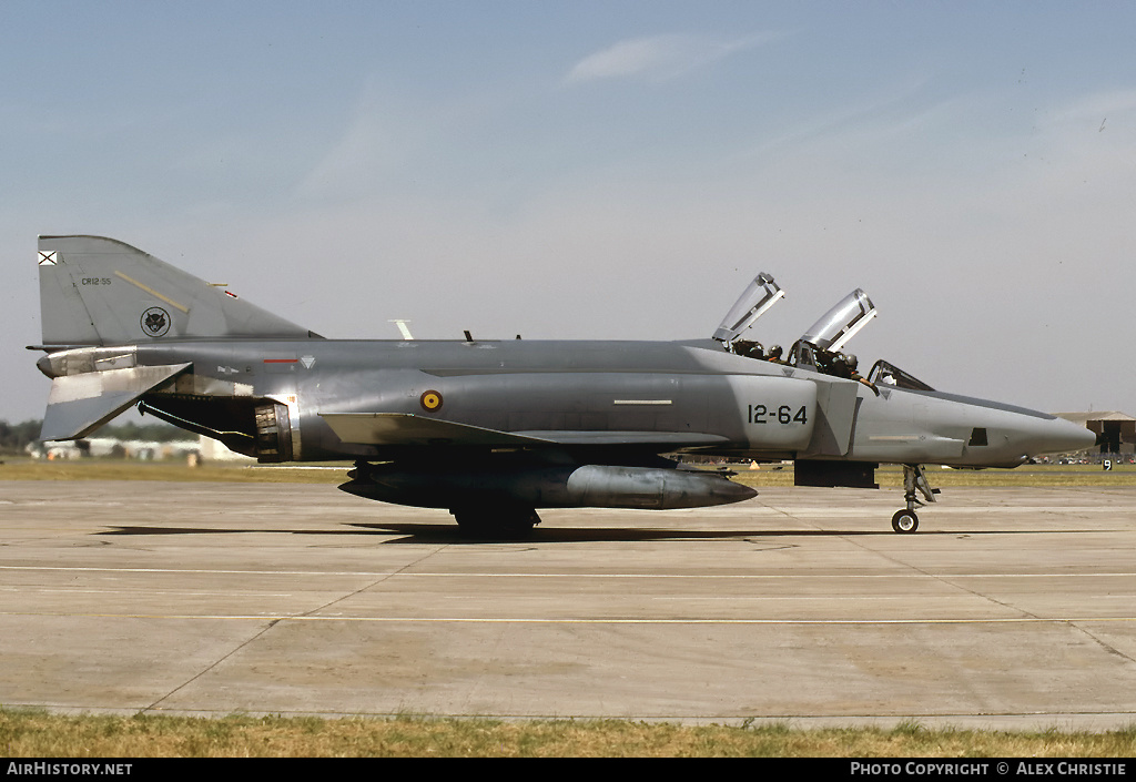 Aircraft Photo of CR12-55 | McDonnell RF-4C Phantom II | Spain - Air Force | AirHistory.net #130907