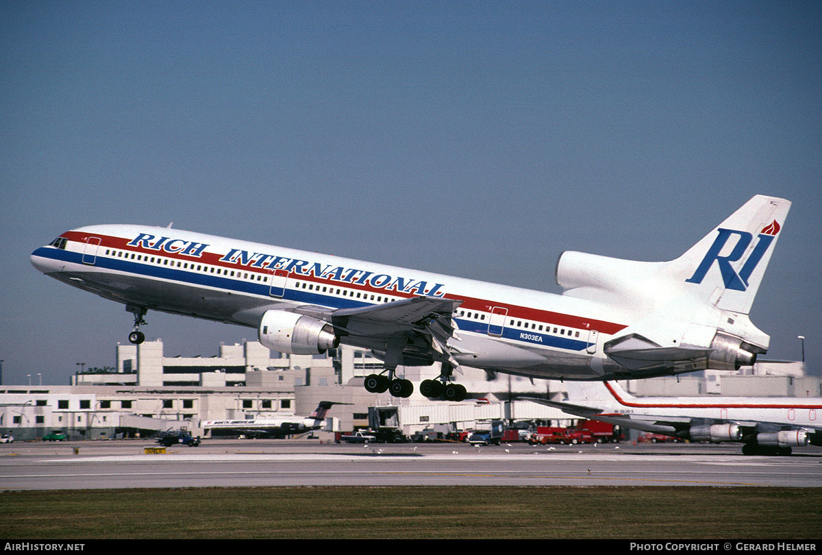 Aircraft Photo of N303EA | Lockheed L-1011-385-1 TriStar 1 | Rich International Airways | AirHistory.net #130909