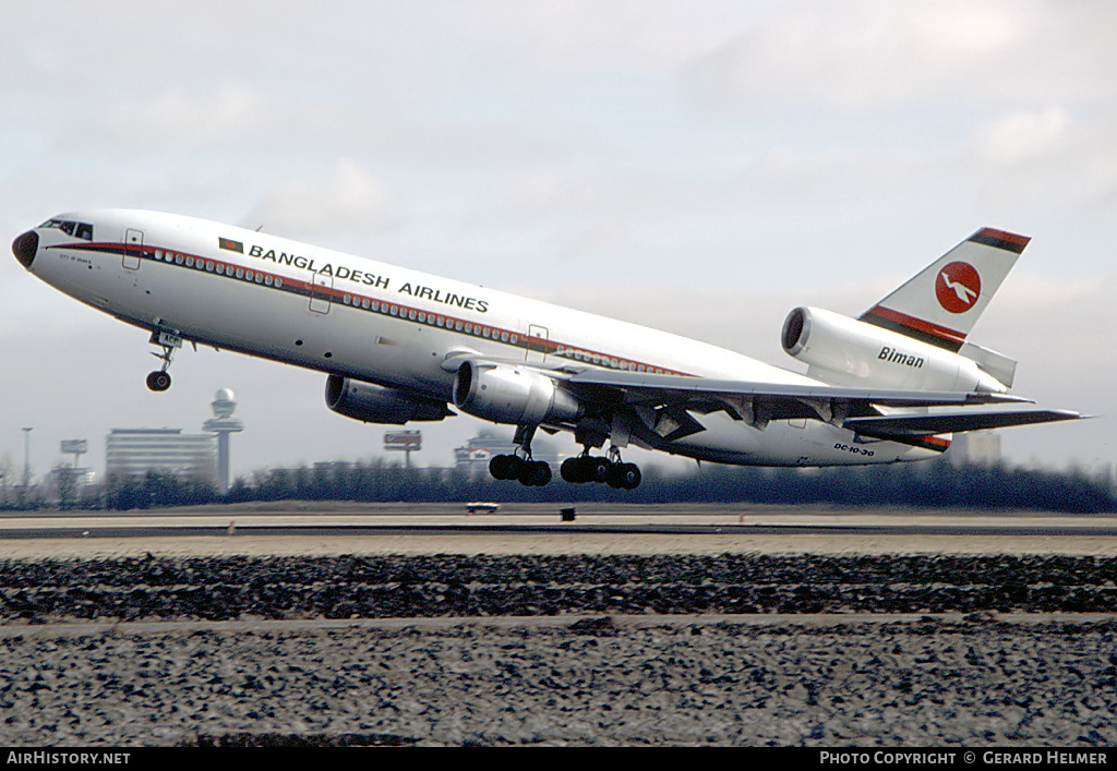 Aircraft Photo of S2-ACP | McDonnell Douglas DC-10-30 | Biman Bangladesh Airlines | AirHistory.net #130912