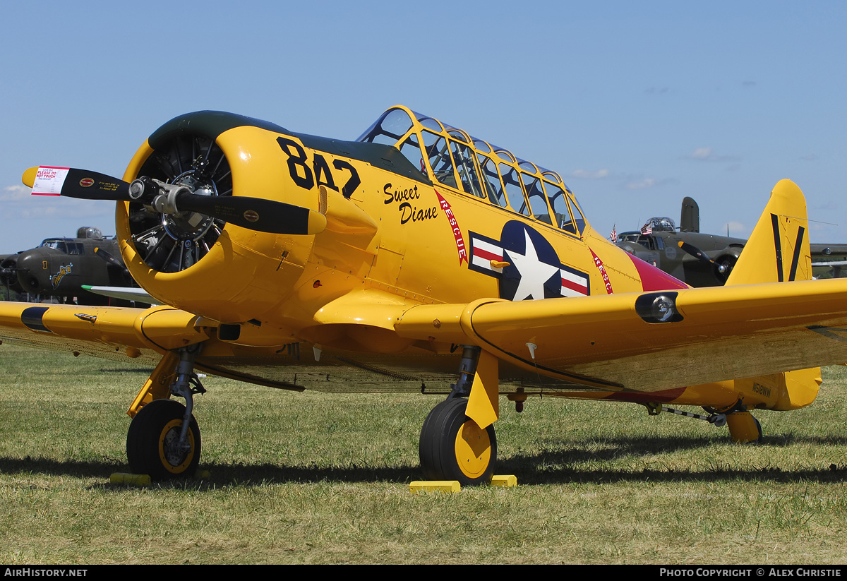 Aircraft Photo of N518WW / 51868 | North American SNJ-5C Texan | USA - Air Force | AirHistory.net #130917