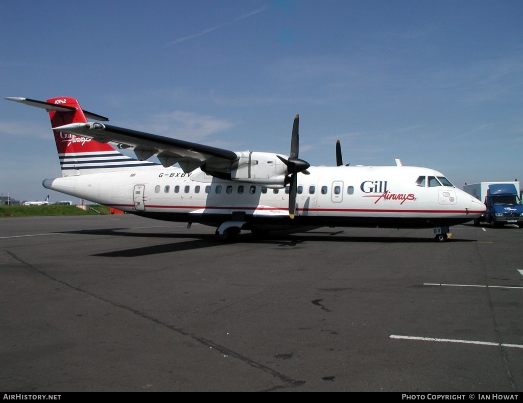 Aircraft Photo of G-BXBV | ATR ATR-42-300 | Gill Airways | AirHistory.net #130924