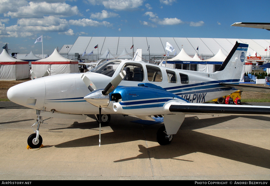 Aircraft Photo of VH-PWK | Raytheon G58 Baron | Wieland Helicopter Company | AirHistory.net #130978