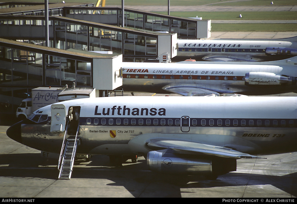 Aircraft Photo of D-ABET | Boeing 737-130 | Lufthansa | AirHistory.net #130991