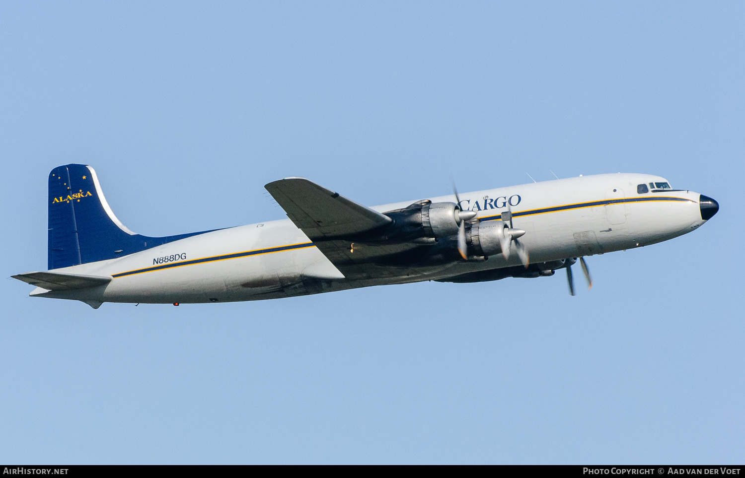 Aircraft Photo of N888DG | Douglas C-118A Liftmaster (DC-6A) | Everts Air Cargo | AirHistory.net #131030