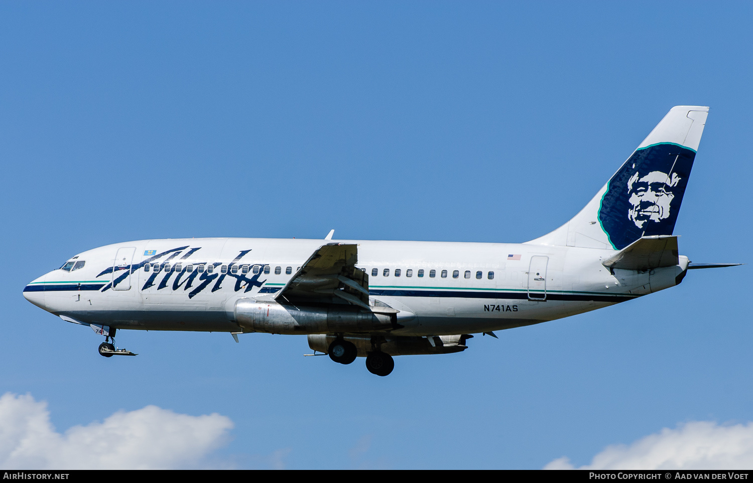 Aircraft Photo of N741AS | Boeing 737-2Q8C/Adv | Alaska Airlines | AirHistory.net #131039