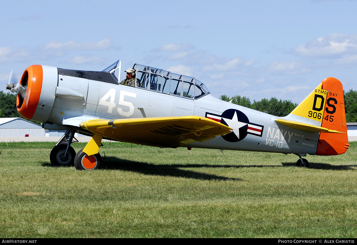 Aircraft Photo of N645DS / 90645 | North American SNJ-5 Texan | USA - Navy | AirHistory.net #131048
