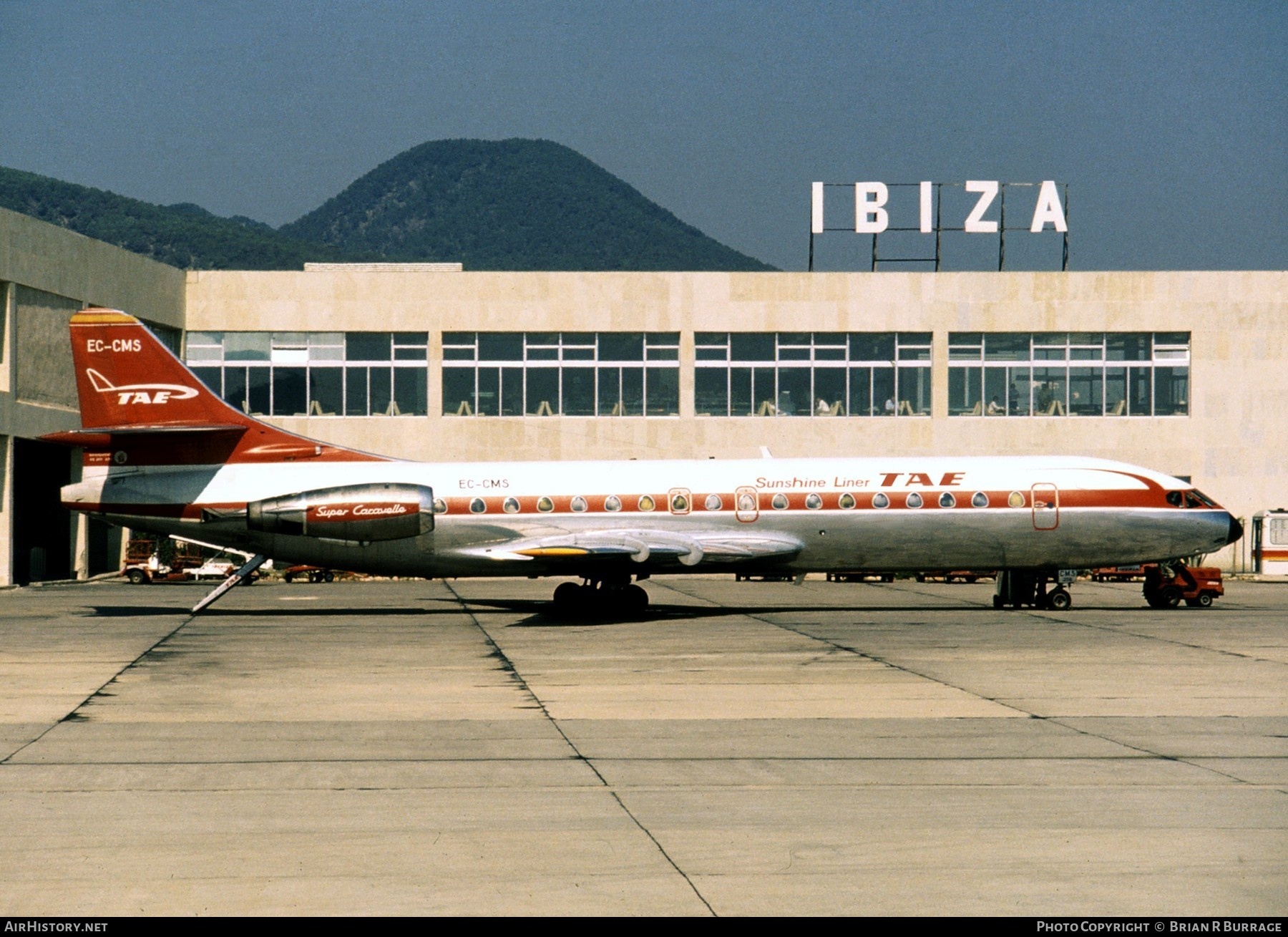 Aircraft Photo of EC-CMS | Sud SE-210 Caravelle 10B3 Super B | TAE - Trabajos Aéreos y Enlaces | AirHistory.net #131074