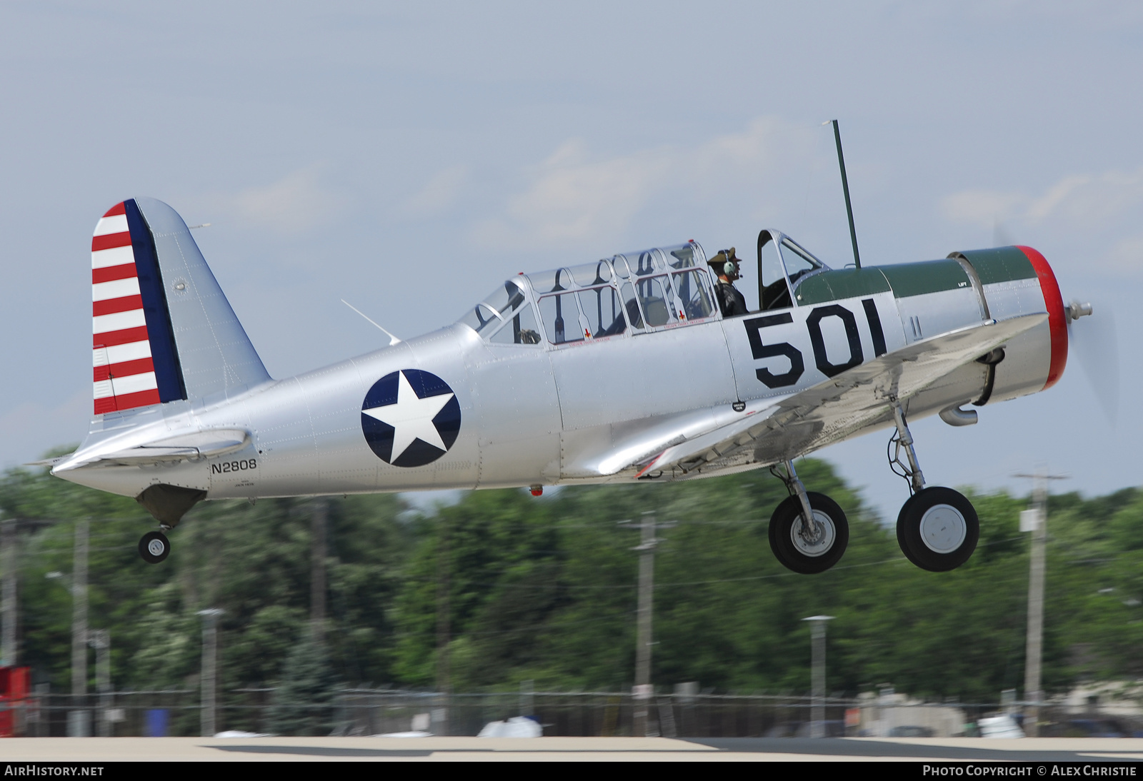 Aircraft Photo of N2808 | Vultee BT-13A Valiant | USA - Air Force | AirHistory.net #131075