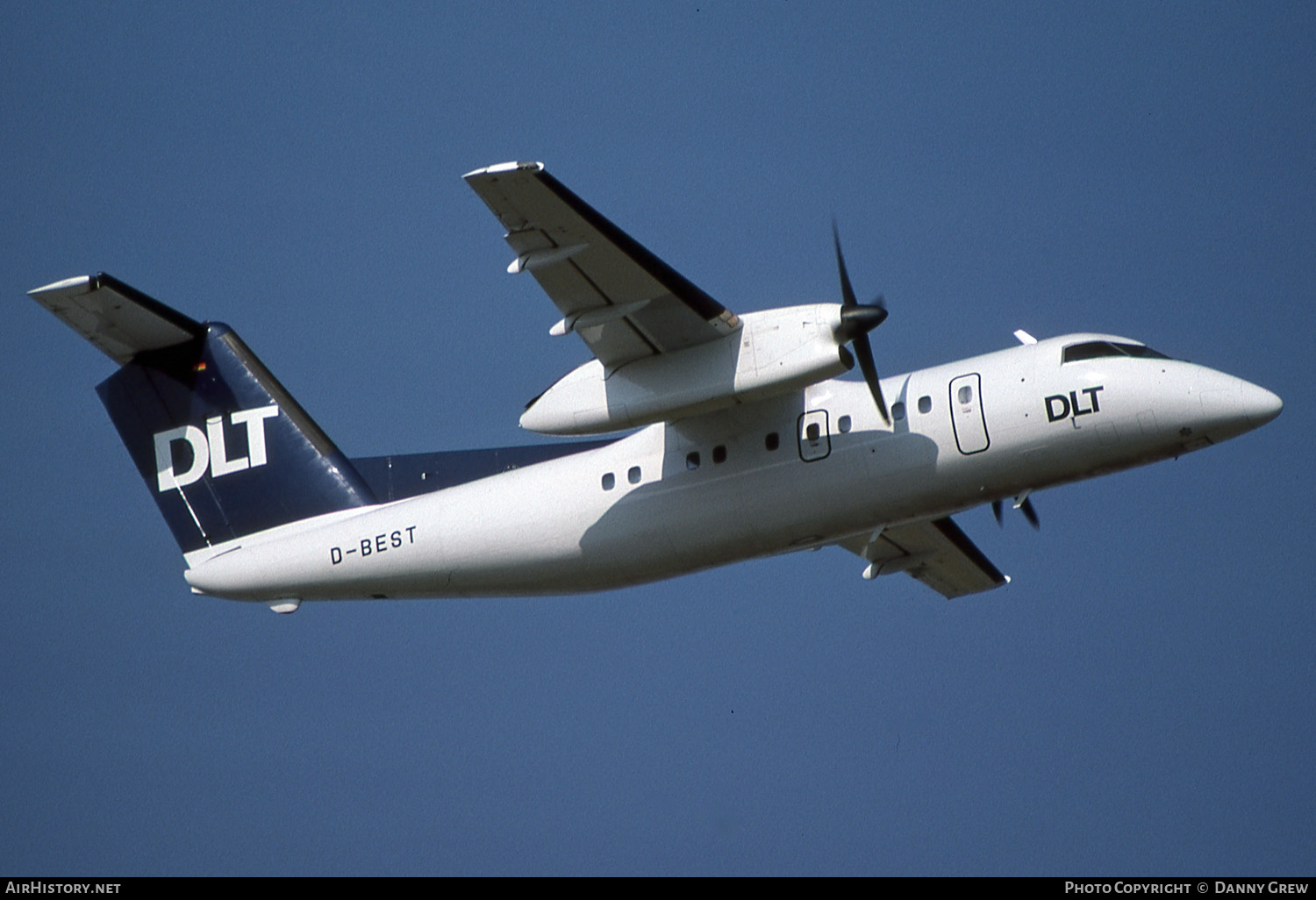 Aircraft Photo of D-BEST | De Havilland Canada DHC-8-102 Dash 8 | DLT - Deutsche Luftverkehrsgesellschaft | AirHistory.net #131077