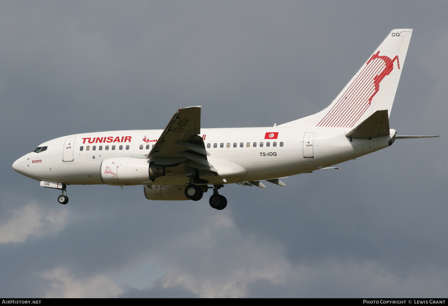 Aircraft Photo of TS-IOQ | Boeing 737-6H3 | Tunisair | AirHistory.net #131151