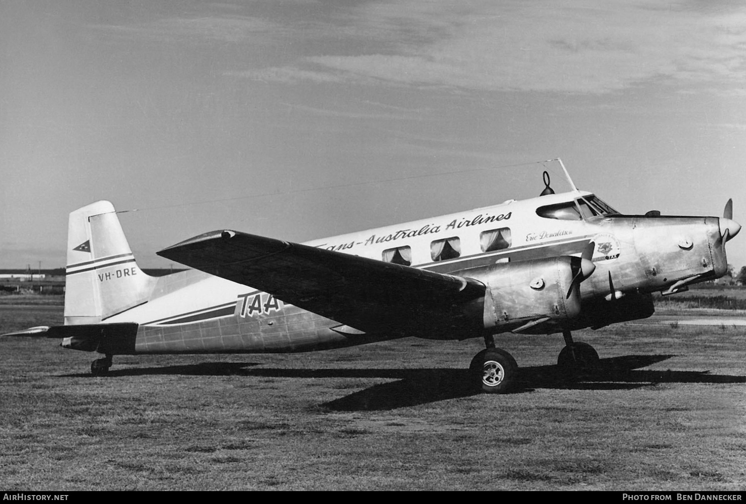 Aircraft Photo of VH-DRE | De Havilland Australia DHA-3 Drover Mk1F | Trans-Australia Airlines - TAA | AirHistory.net #131153