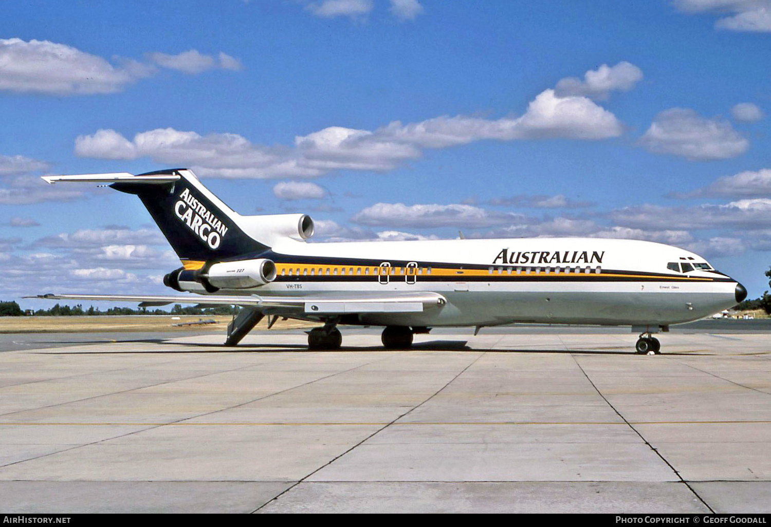 Aircraft Photo of VH-TBS | Boeing 727-77C | Australian Airlines Cargo | AirHistory.net #131179