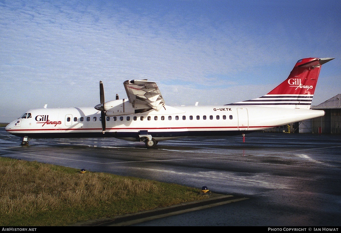 Aircraft Photo of G-UKTK | ATR ATR-72-202 | Gill Airways | AirHistory.net #131210