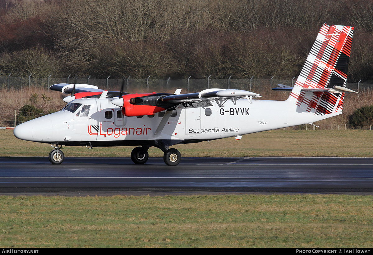 Aircraft Photo of G-BVVK | De Havilland Canada DHC-6-300 Twin Otter | Loganair | AirHistory.net #131234