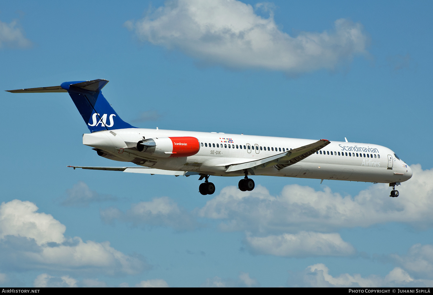 Aircraft Photo of SE-DIK | McDonnell Douglas MD-82 (DC-9-82) | Scandinavian Airlines - SAS | AirHistory.net #131260