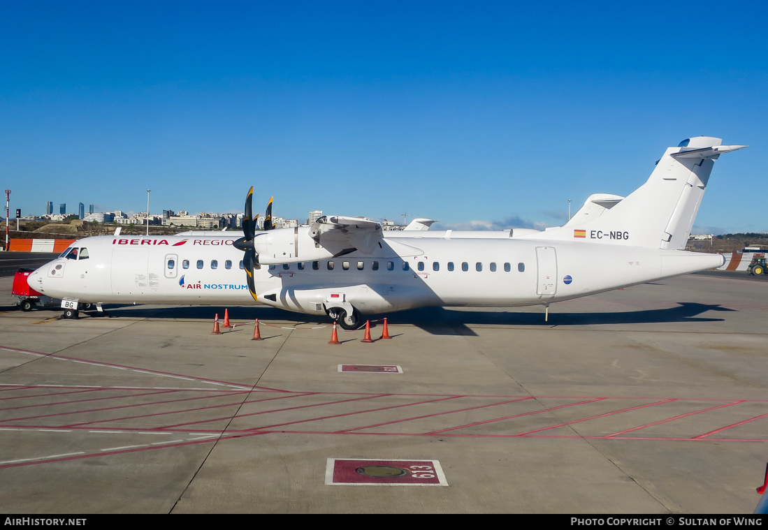 Aircraft Photo of EC-NBG | ATR ATR-72-600 (ATR-72-212A) | Iberia Regional | AirHistory.net #131298