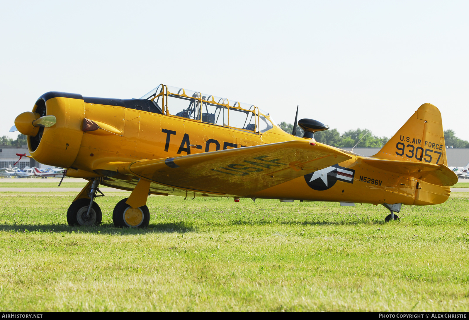 Aircraft Photo of N5296V / 93057 | North American T-6G Texan | USA - Air Force | AirHistory.net #131299