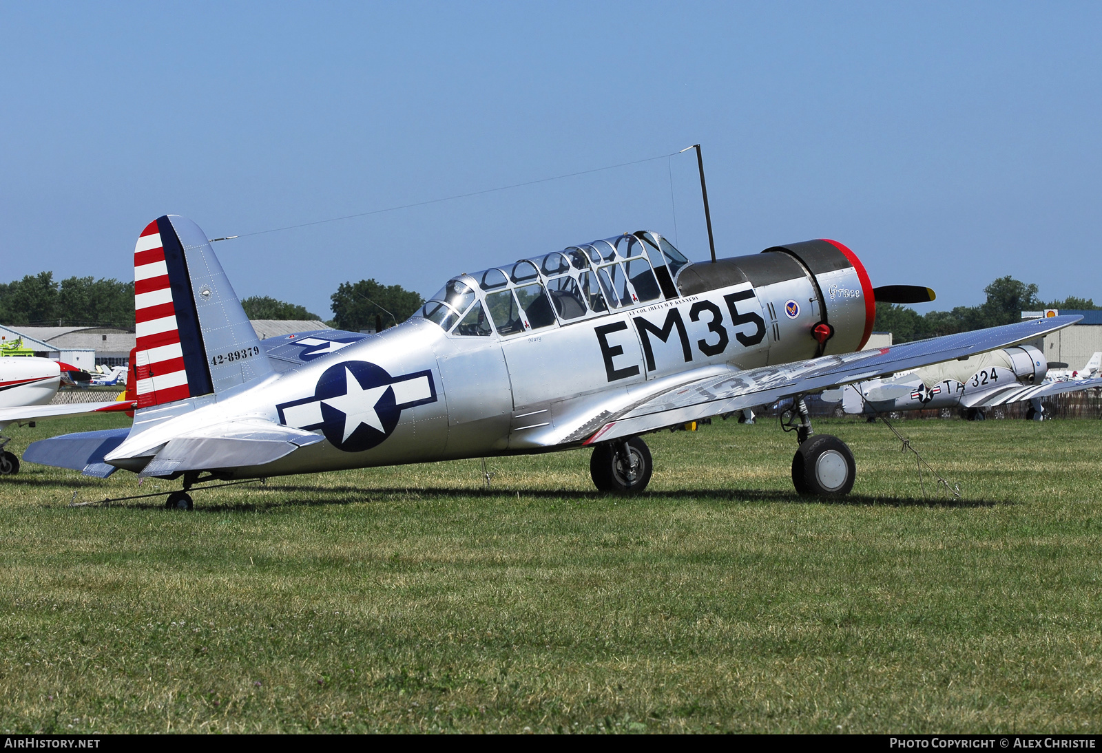 Aircraft Photo of N79VV / 42-89379 | Vultee BT-13A Valiant | USA - Air Force | AirHistory.net #131329