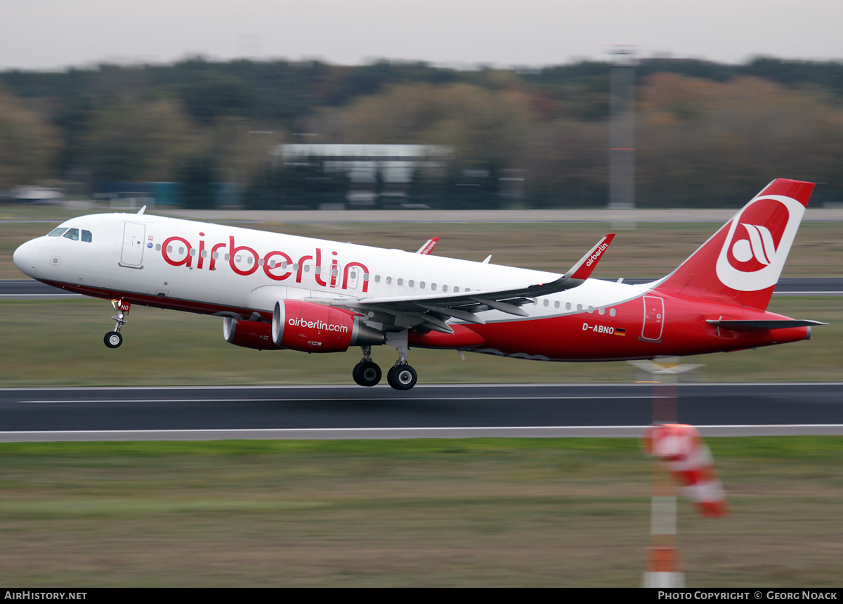 Aircraft Photo of D-ABNO | Airbus A320-214 | Air Berlin | AirHistory.net #131334