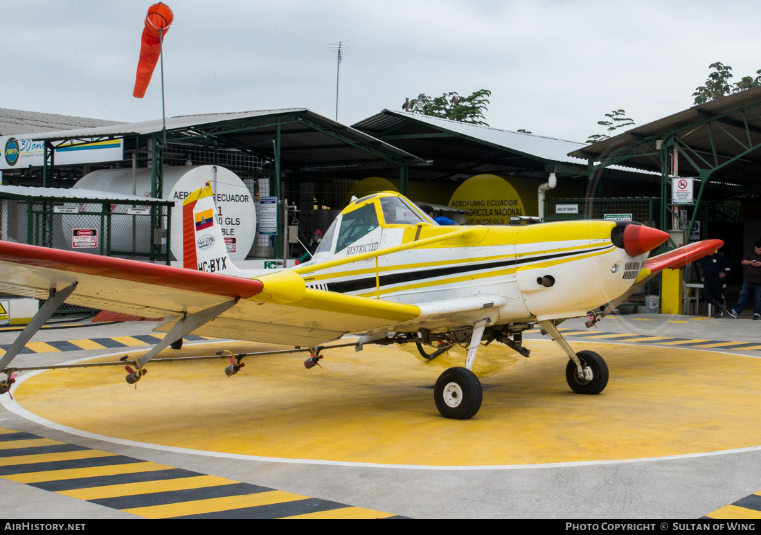 Aircraft Photo of HC-BYX | Cessna T188C Ag Husky | Aerofumig | AirHistory.net #131341