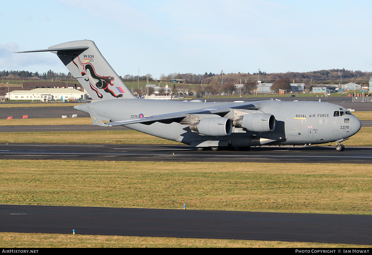 Aircraft Photo of ZZ176 | Boeing C-17A Globemaster III | UK - Air Force | AirHistory.net #131346
